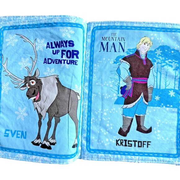 Disney Frozen Soft Cloth Books for Baby Elsa Book Anna Cloth Book Washable Book - Picture 2 of 6